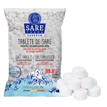 таблетирана сол за омекотители 25 кг