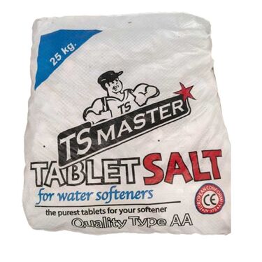 таблетирана сол за омекотяване на вода 25 кг