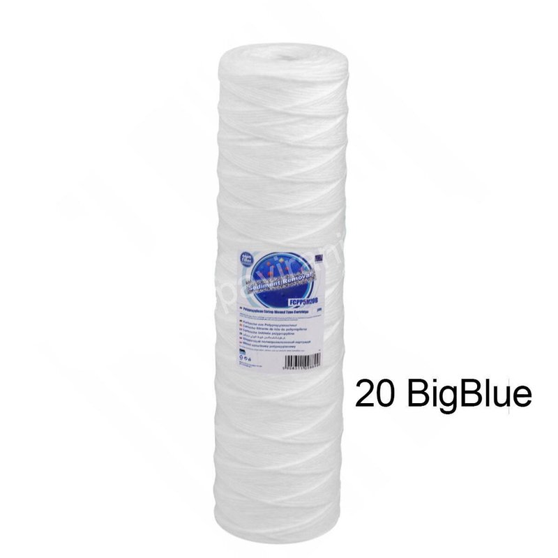 механичен филтър от PP шнур 50 микр. BigBlue 20 инча - ФИЛТРИ ЗА ВОДА